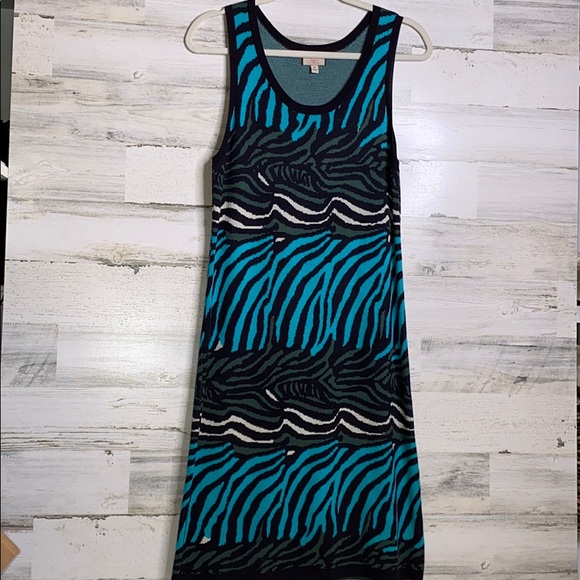 EUC BR Issa Collection Zebra Sweater Dress - Picture 4 of 14